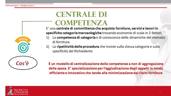 Centrale di competenza- cos'è le principali evidenze sulla spesa pubblica nel triennio 2017/2019 Centrale di competenza- cos'è
