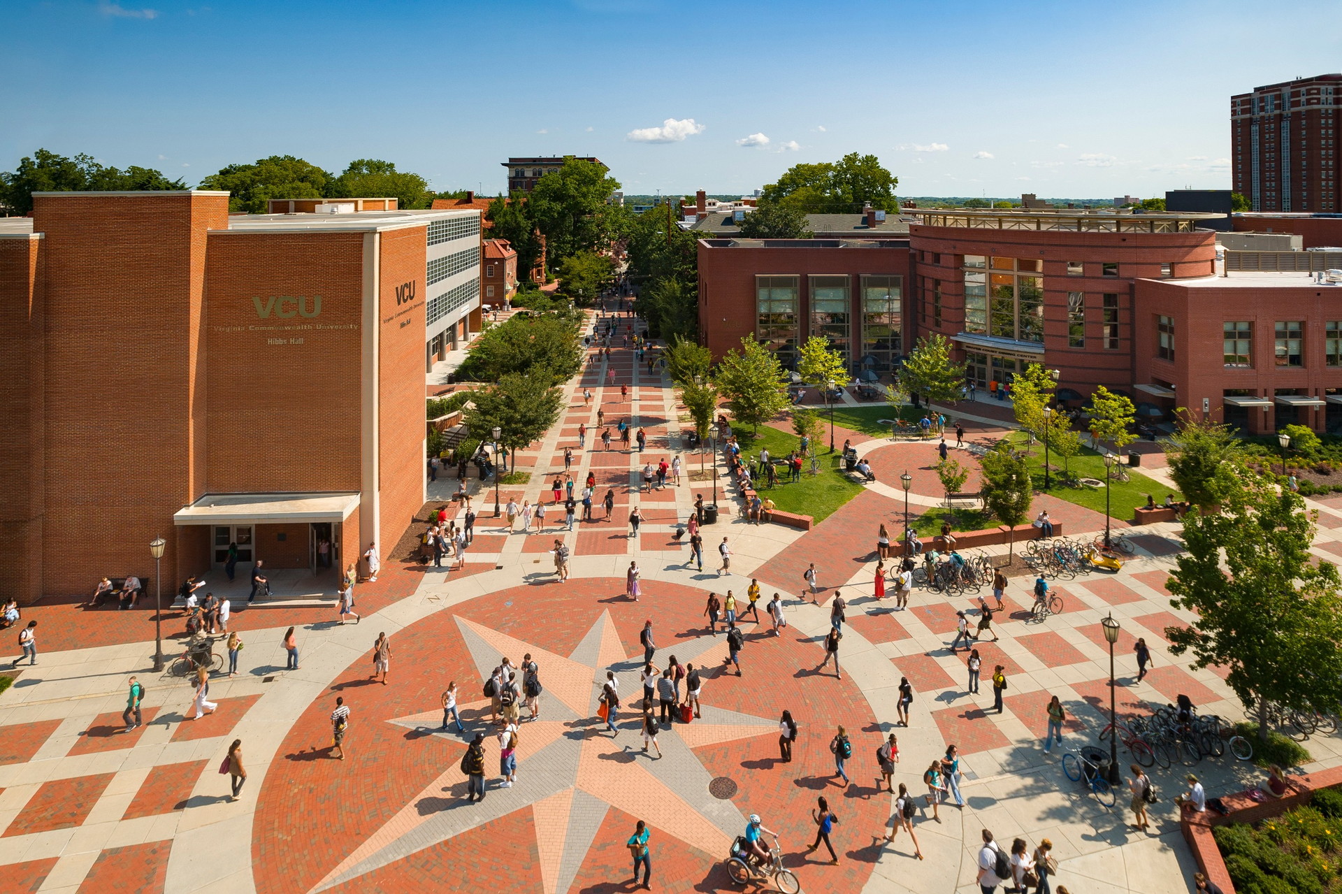 VCU Compass Plaza and College Quad